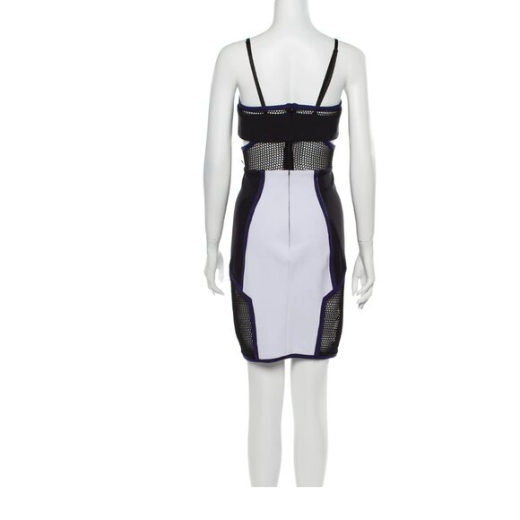 JONATHAN SIMKHAI Colorblock Pattern Mini Dress - Picture 3 of 8